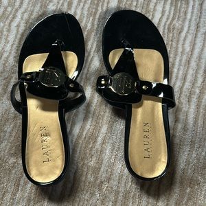 Ralph Lauren Kalana 7.5B Sandal with Gold Detail